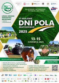 Plakat informujący o wydarzeniu Dni Pola