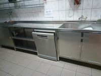 fragment wymienionej zabudowy kuchennej z informacją o dofinansowaniu projektu